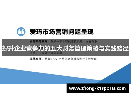 提升企业竞争力的五大财务管理策略与实践路径