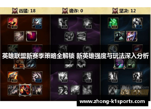 英雄联盟新赛季策略全解锁 新英雄强度与玩法深入分析